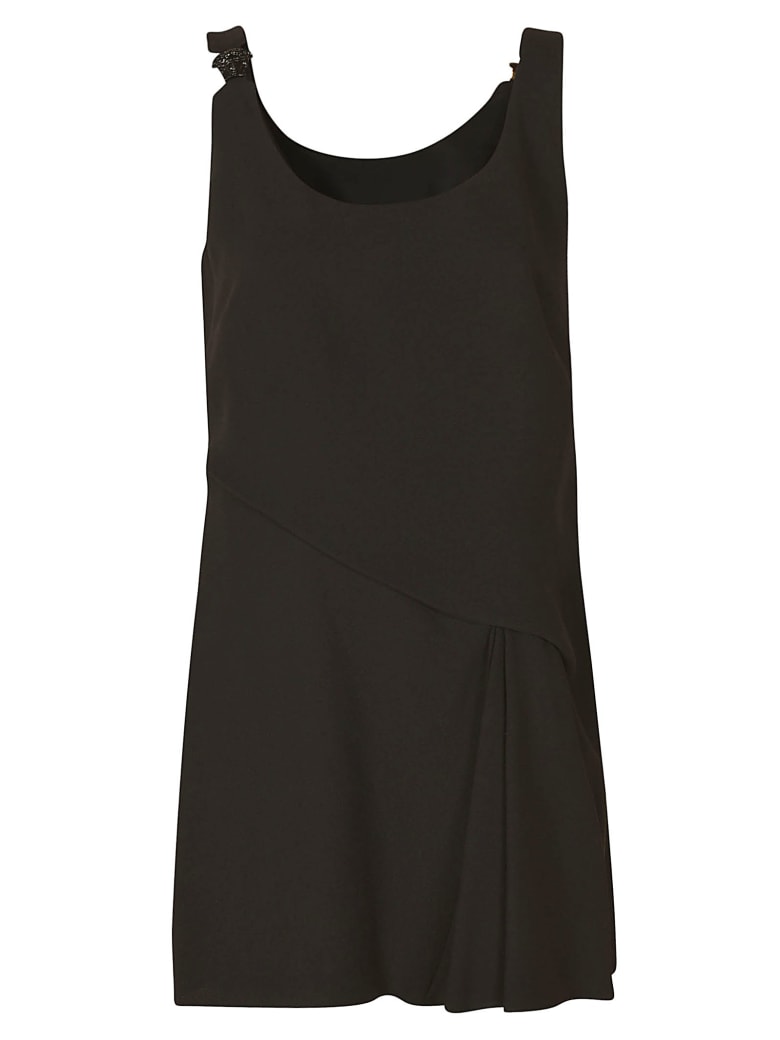 Versace Sleeveless Short Dress - Black