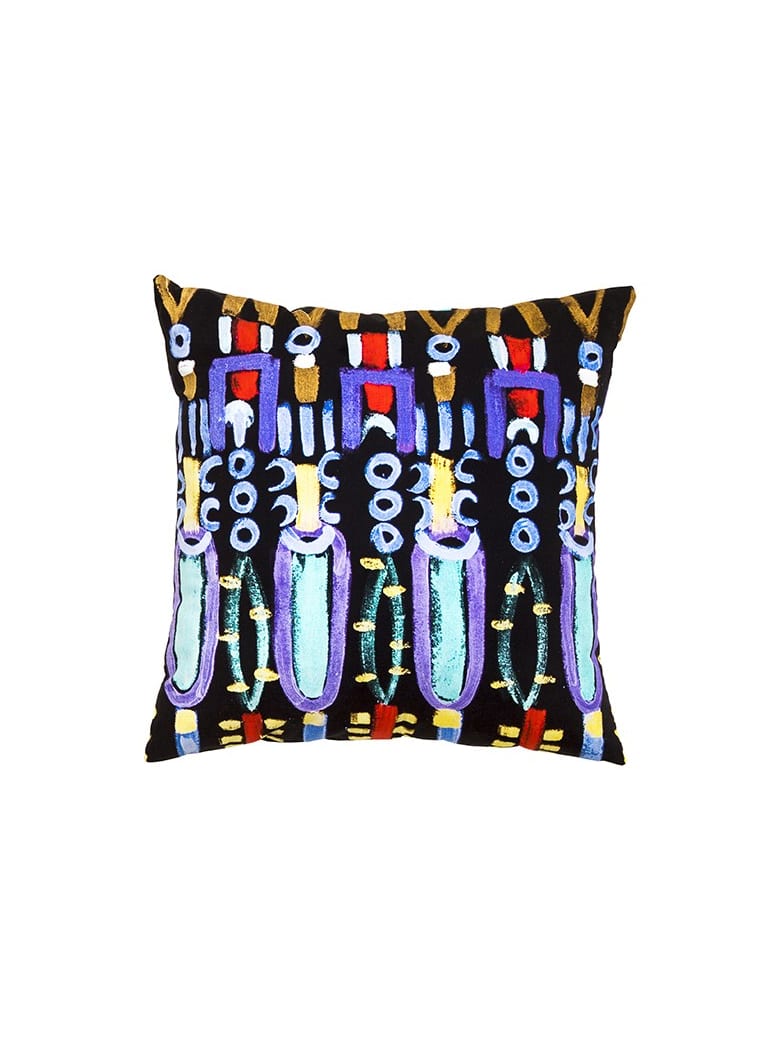 Le Botteghe su Gologone Printed Cushions 50x50 Cm - Black