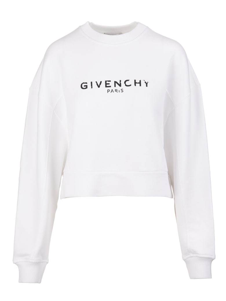 Givenchy Logo-print Cropped Sweatshirt
