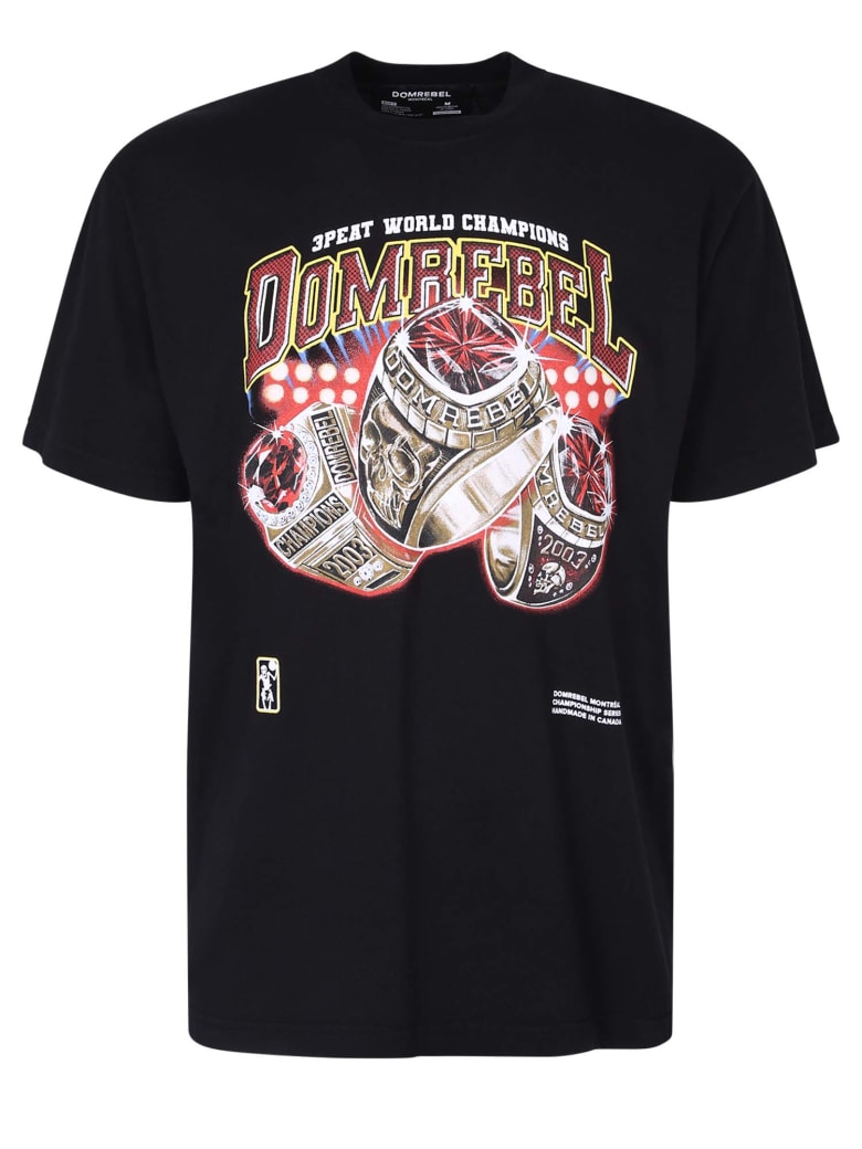 Dom Rebel Printed T-shirt - Black