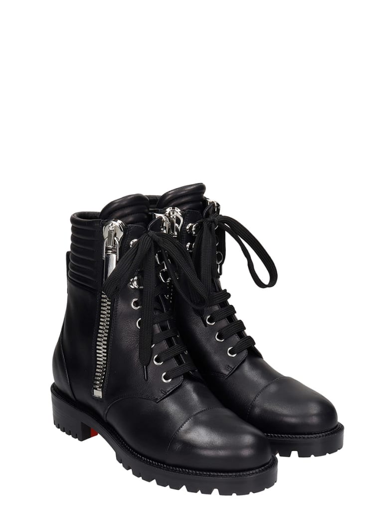 louboutin military boots