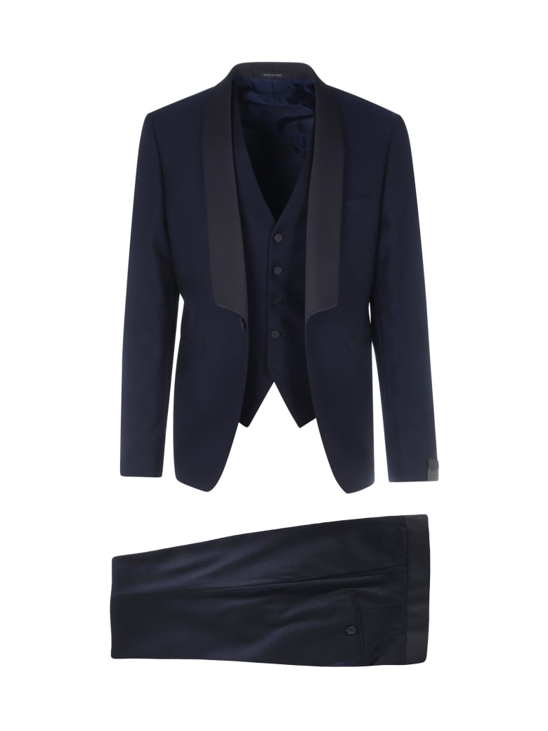 Tagliatore Smoking Gilet - Bluette
