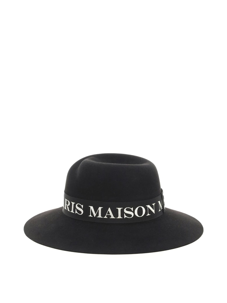 Maison Michel Virginie Fedora Felt Hat - Nero