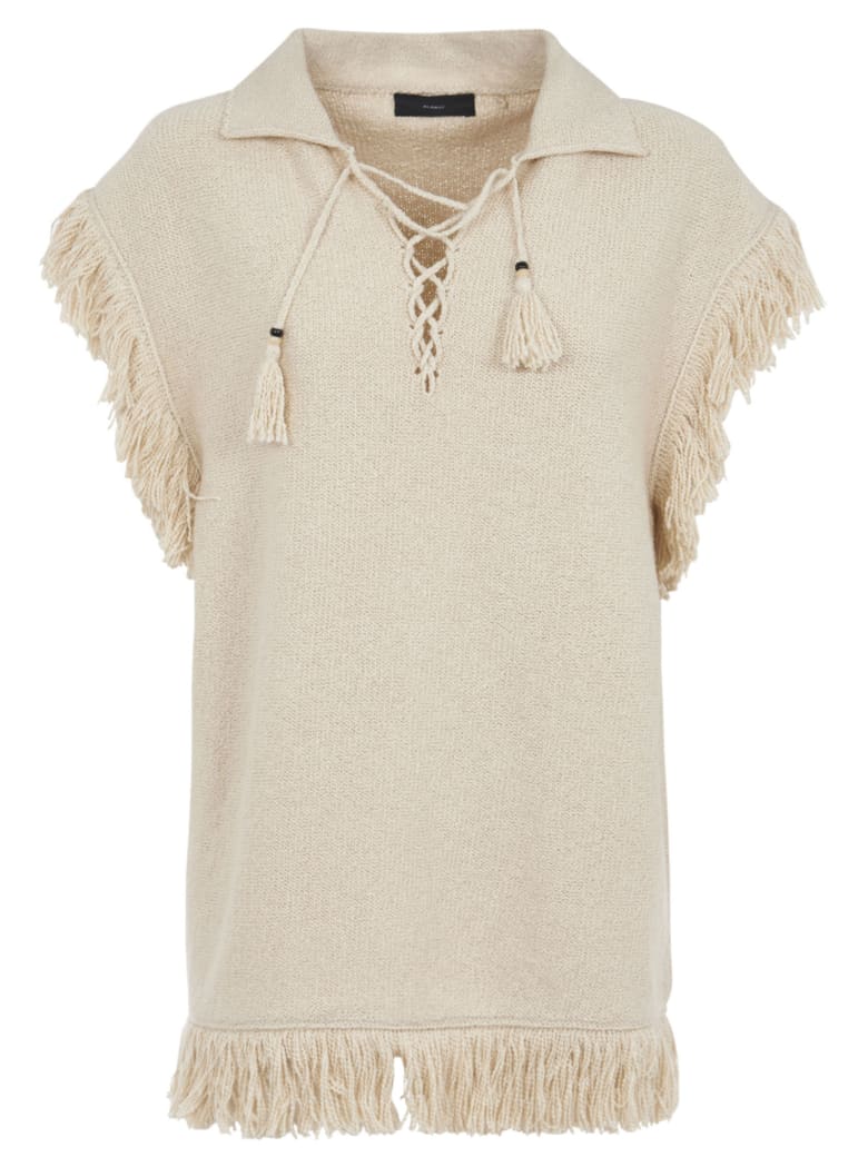 Alanui Fringe Detail Top - Grey