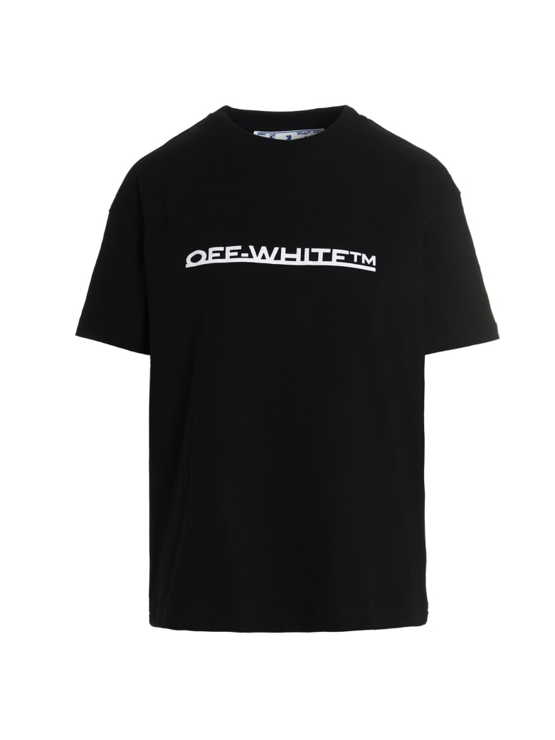 Off-White 'underlined Logo' T-shirt - Black