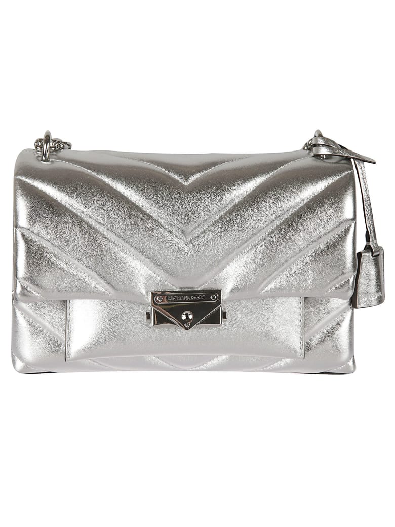 Michael Kors Cece Medium Chain Shoulder Bag - Silver