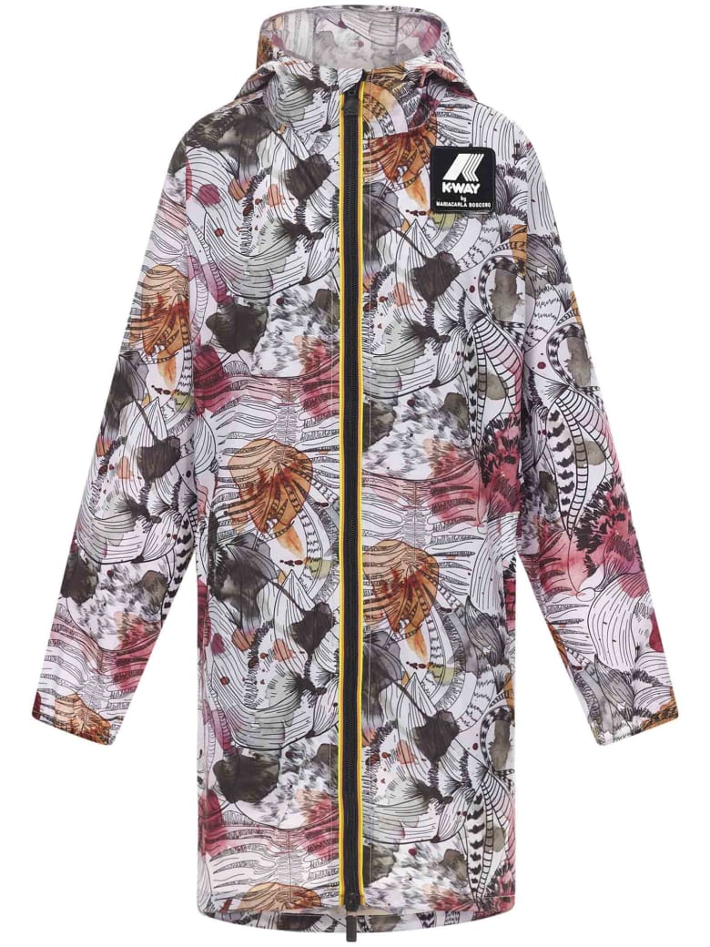K-Way Junior X Mariacarla Boscono Le Vrai 3.0 Mariacarla Eiffel Raincoat - Multicolore