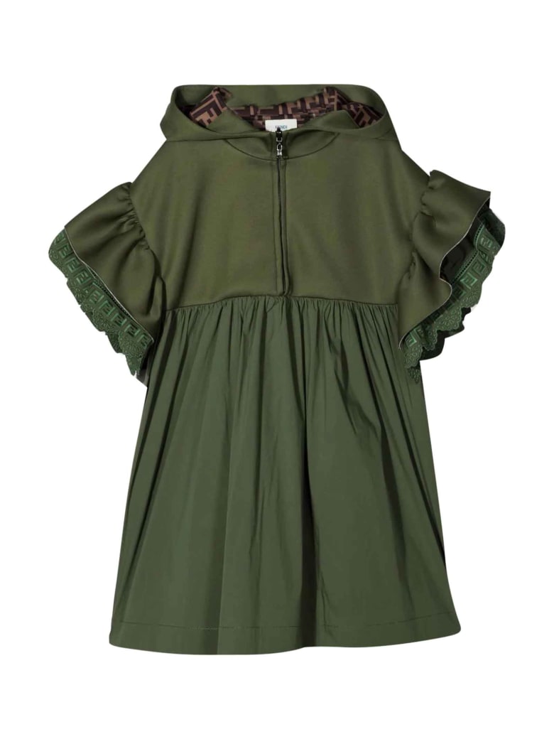 fendi green dress