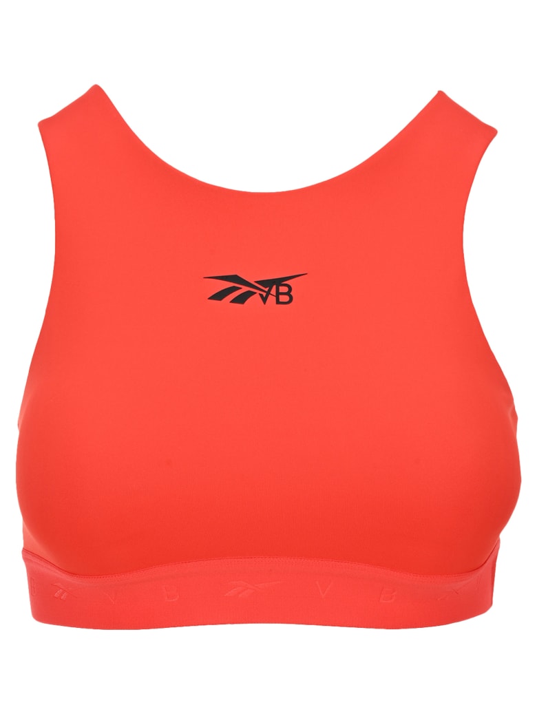 Reebok x Victoria Beckham Logo Low-impact Performance Bra - RED