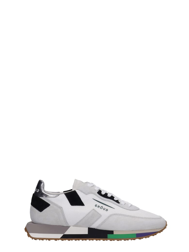 GHOUD Rush Sneakers In Grey Suede And Fabric - grey