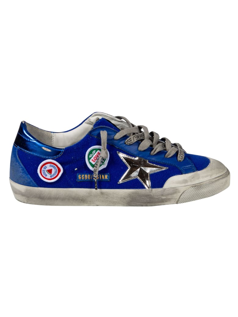 Golden Goose Superstar Penstar Sneakers - Navy/Multicolor