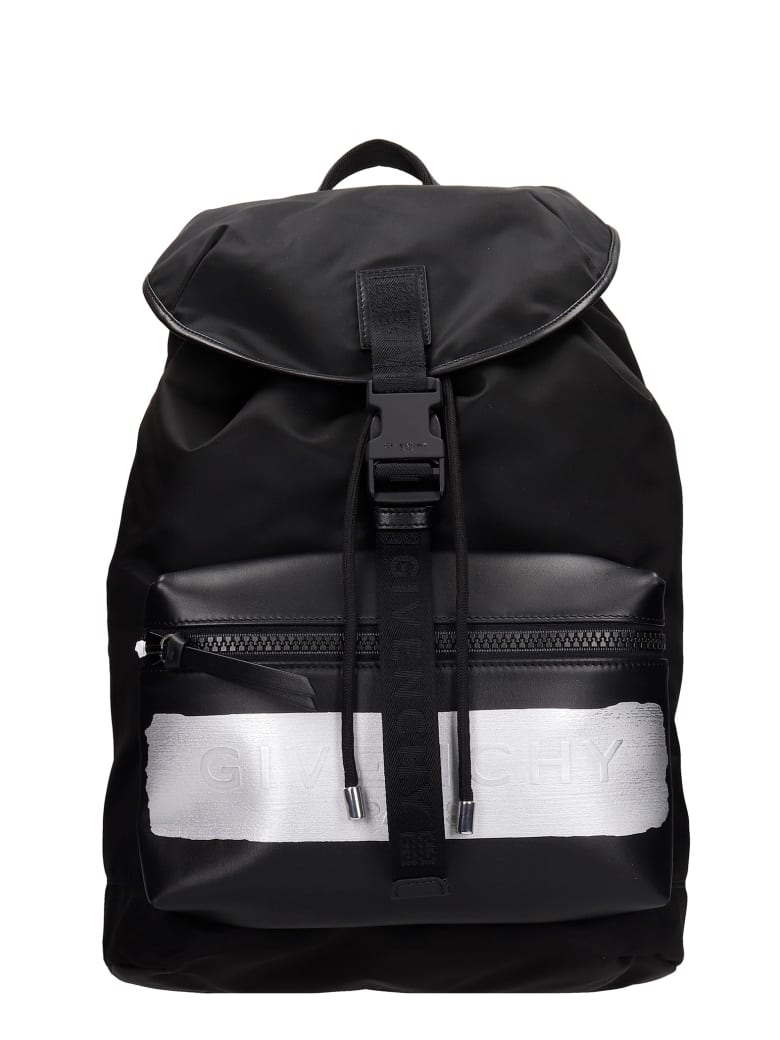 Givenchy Backpack In Black Nylon - black