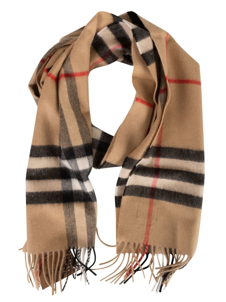 Burberry Giant Check Scarf - Archive Beige