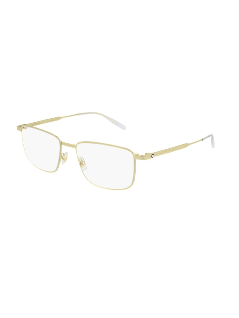 Montblanc MB0146O Eyewear - Gold Gold Transparent