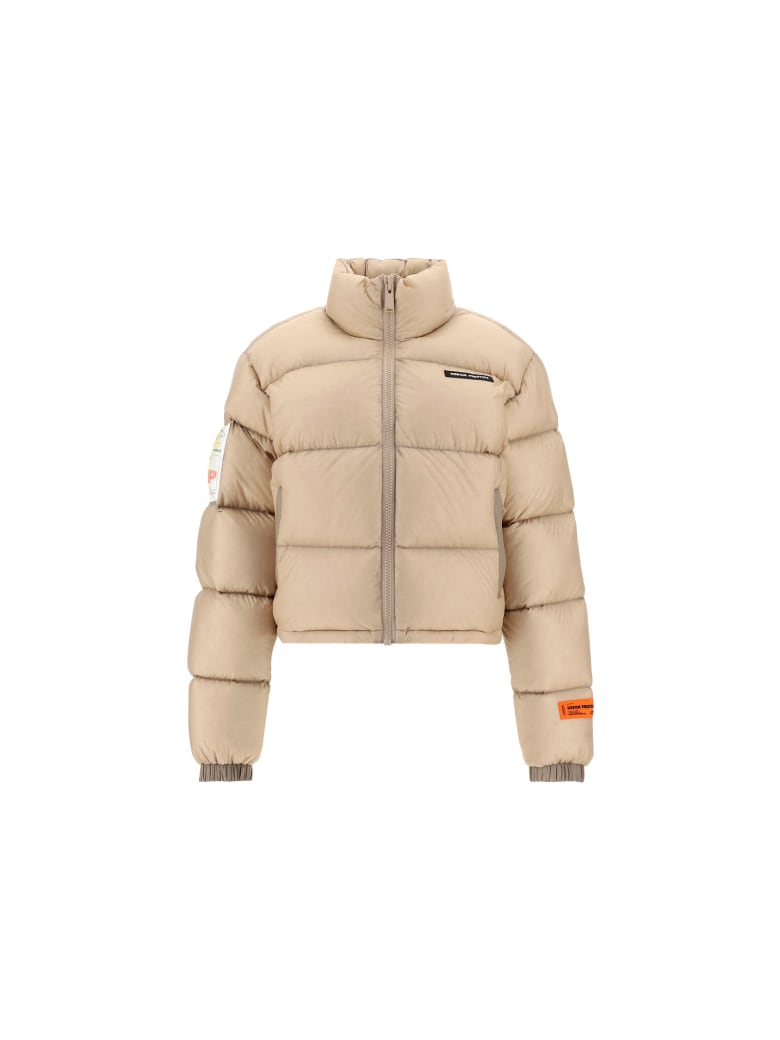 HERON PRESTON Piumino - Beige/black