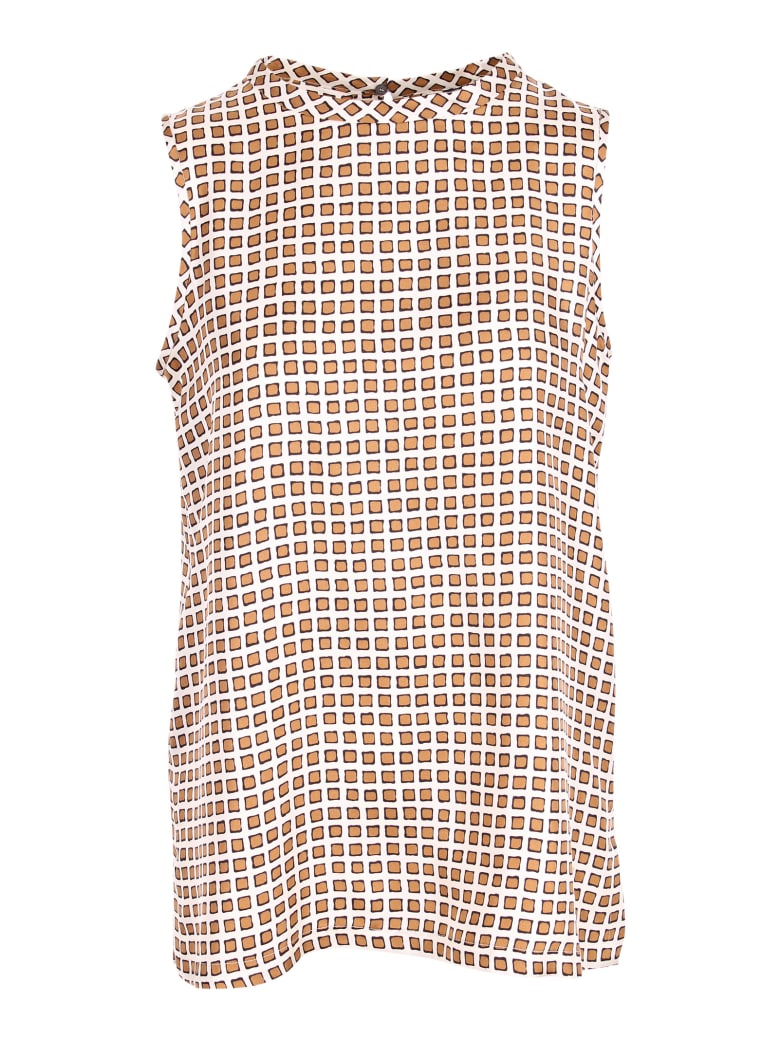 'S Max Mara 'zarella' Silk Top - Beige