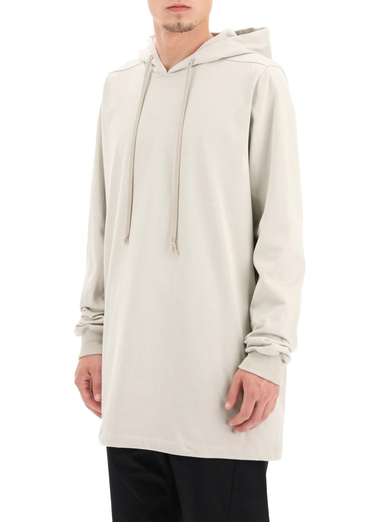 rick owens long hoodie