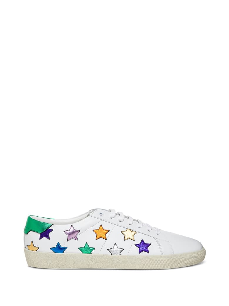 Saint Laurent Sl06 Star Curt Classic Sneakers - White