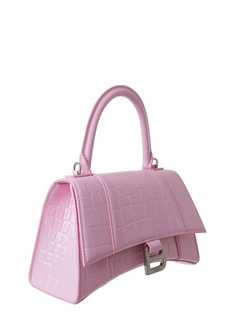 pink balenciaga bag hourglass