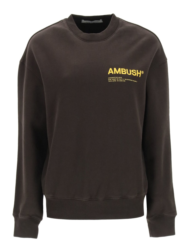 AMBUSH Crewneck Sweatshirt - Marrone
