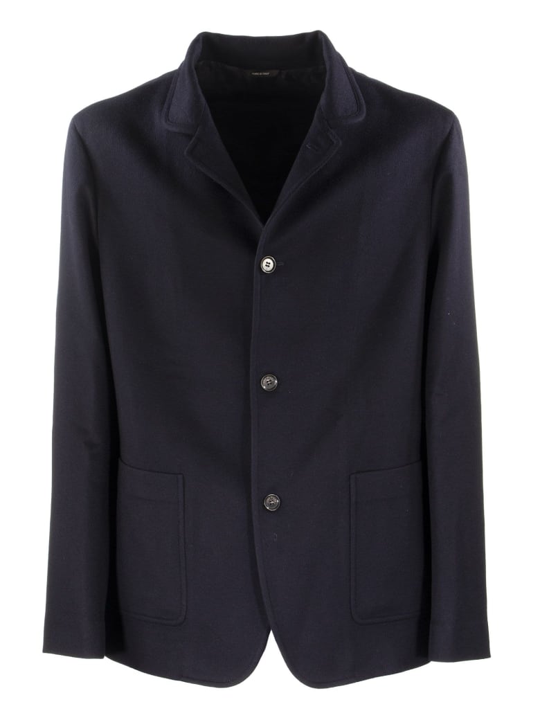 Loro Piana Spagna Jacket Cashmere Storm System - Navy