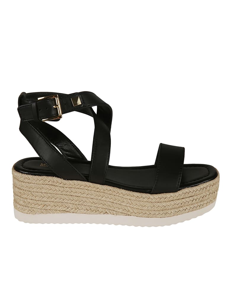 Michael Kors Lowry Wedge Sandals - Black
