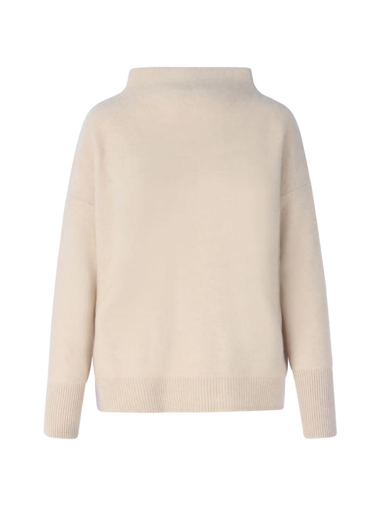Vince Boiled Funnel Nk Pullover - Wsa White Sand