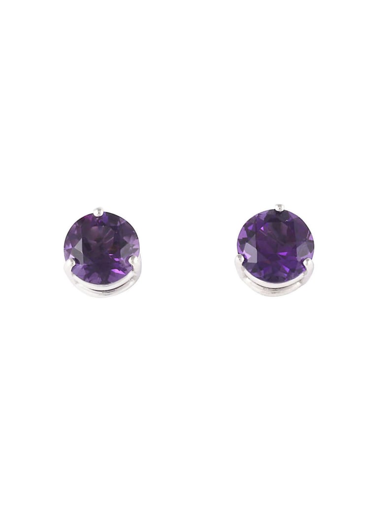 Lo Spazio Jewelry Lo Spazio Amethyst Earrings - Purple