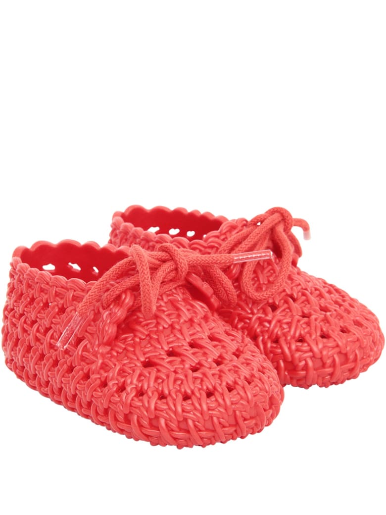 Melissa Red Shoes For Baby Girl - Red