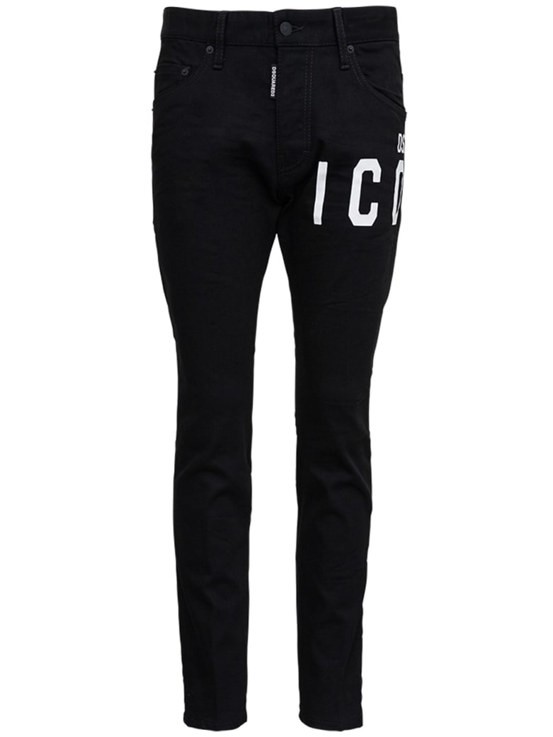 Dsquared2 Black Icon Denim Jeans - Black