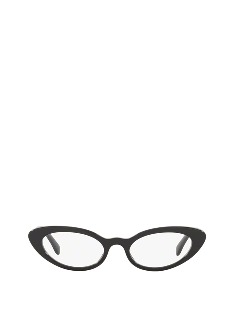 Miu Miu Miu Miu Mu 01sv Black Glasses - BLACK
