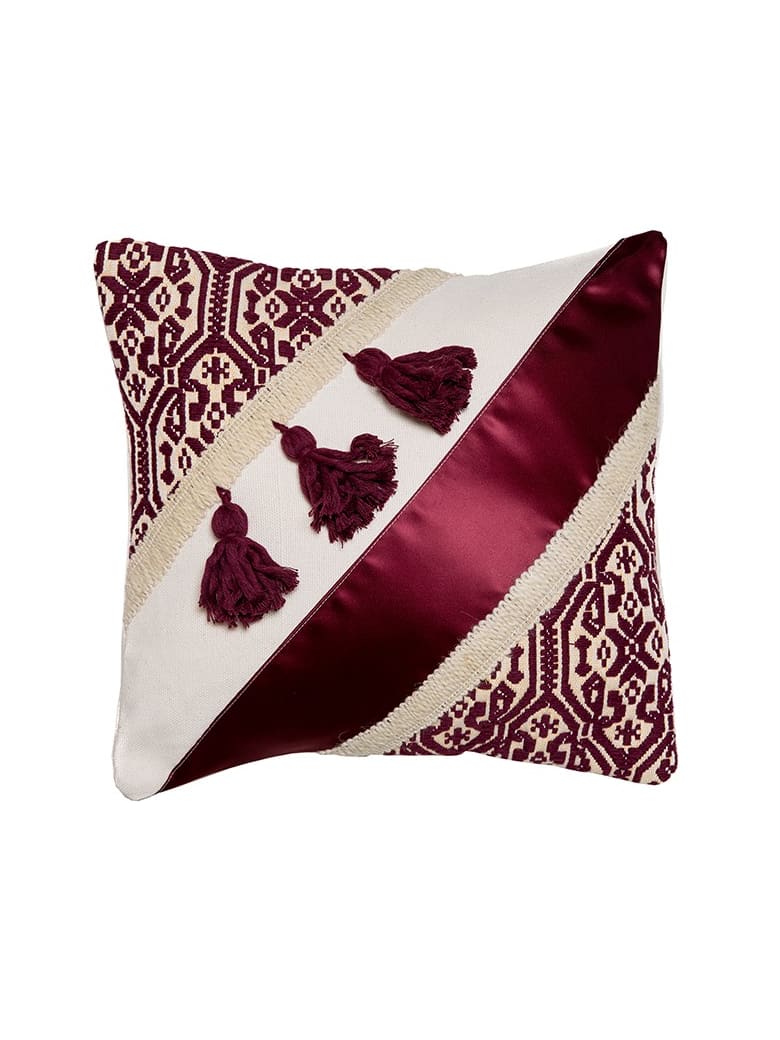 Le Botteghe su Gologone Cushions Trama 40x40 Cm - Green Fantasy