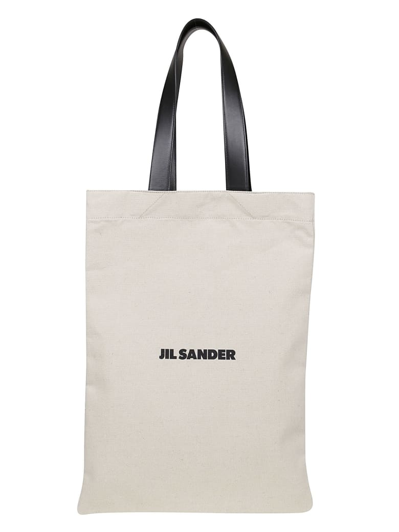 Jil Sander Flat Shopper Grande - Natural
