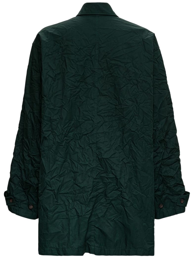 Balenciaga Green Oversize Parka - Green