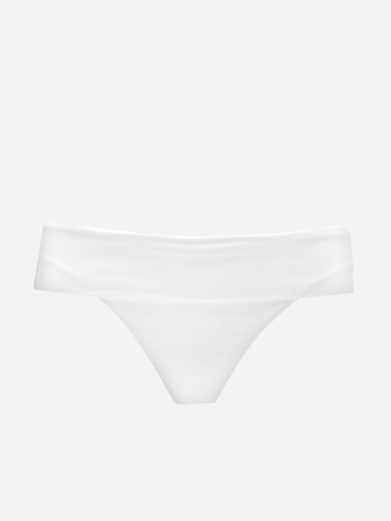 Fisico - Cristina Ferrari Bikini Briefs With Logo Application - White