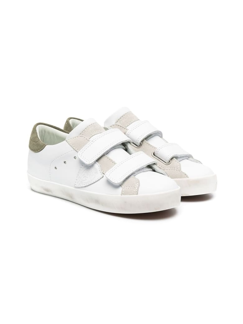 Philippe Model Paris Sportif Sneakers With Suede Inlays - White