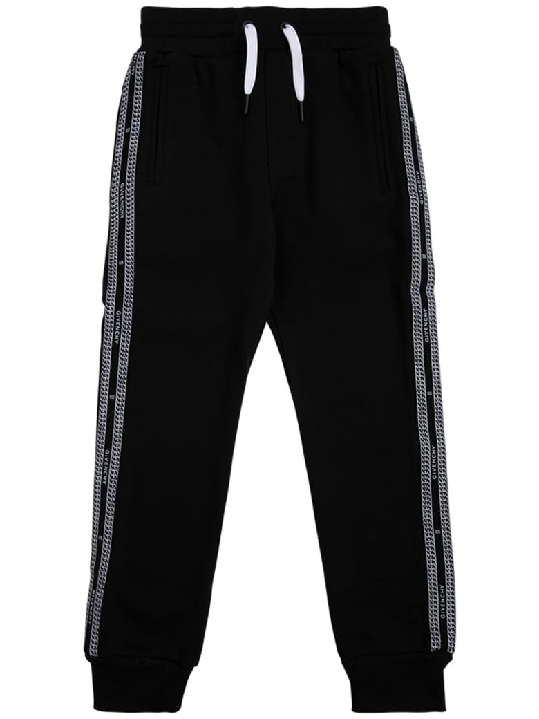 Givenchy Black Cotton Blend Joggers - Black