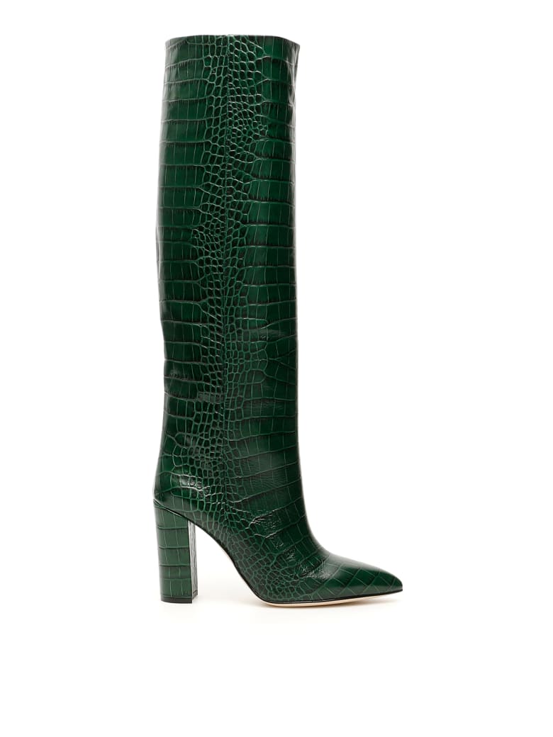 paris texas blue croc boots