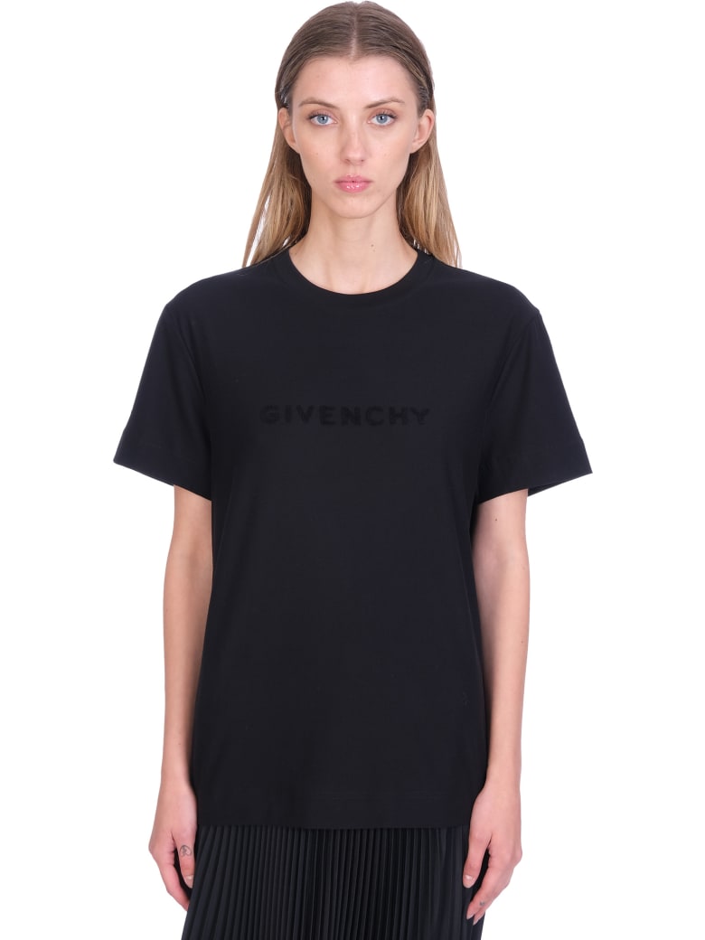 Givenchy T-shirt In Black Cotton - black