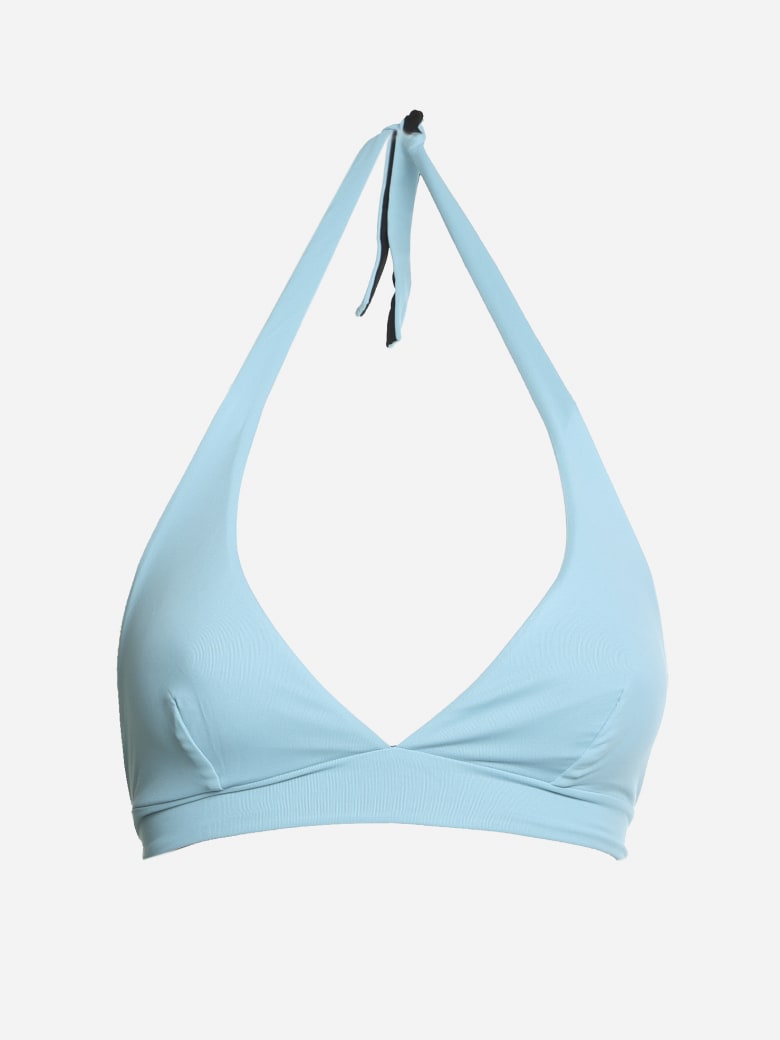 Fisico - Cristina Ferrari Reversible Two-tone Triangle Bikini - Turchese+nero