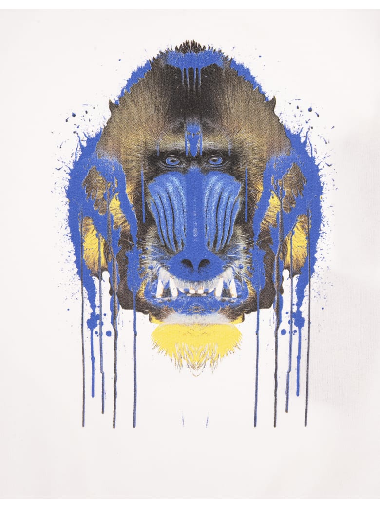 Marcelo White Blend Monkey Head Print | italist
