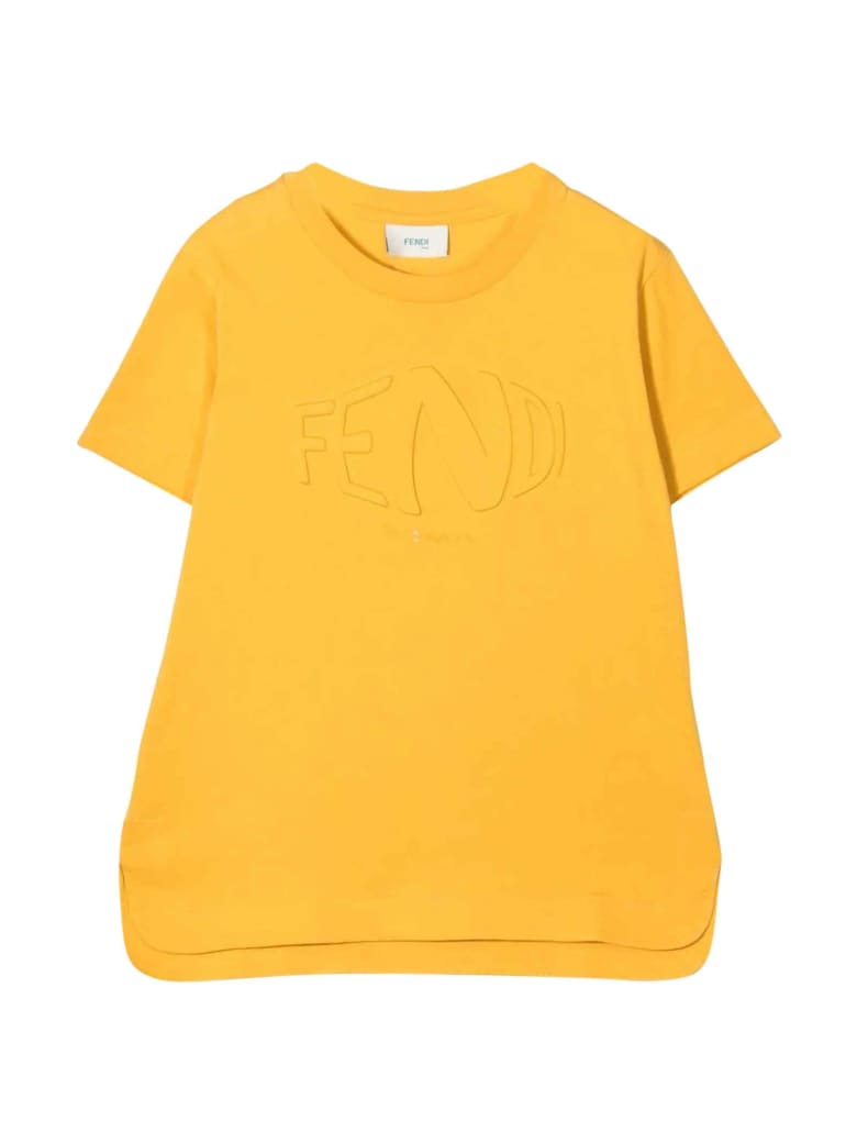 Fendi Yellow Unisex T-shirt - Gialla