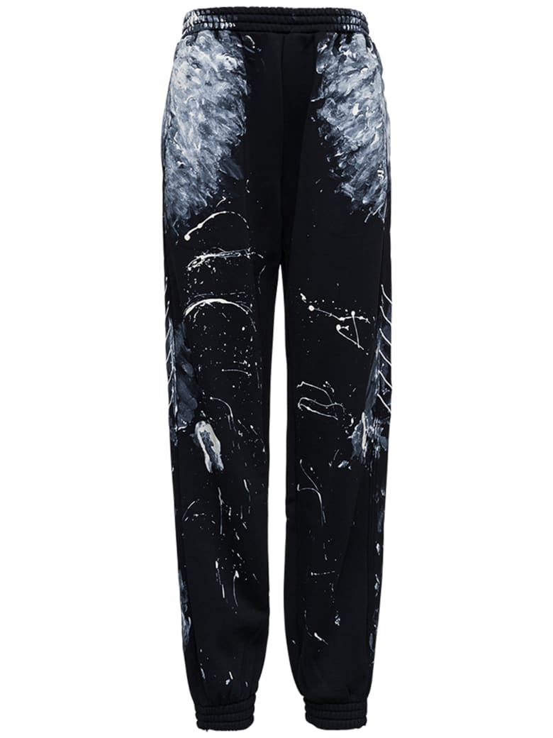 Balenciaga Terry Tracksuit Jogger In Cotton Blend - Black
