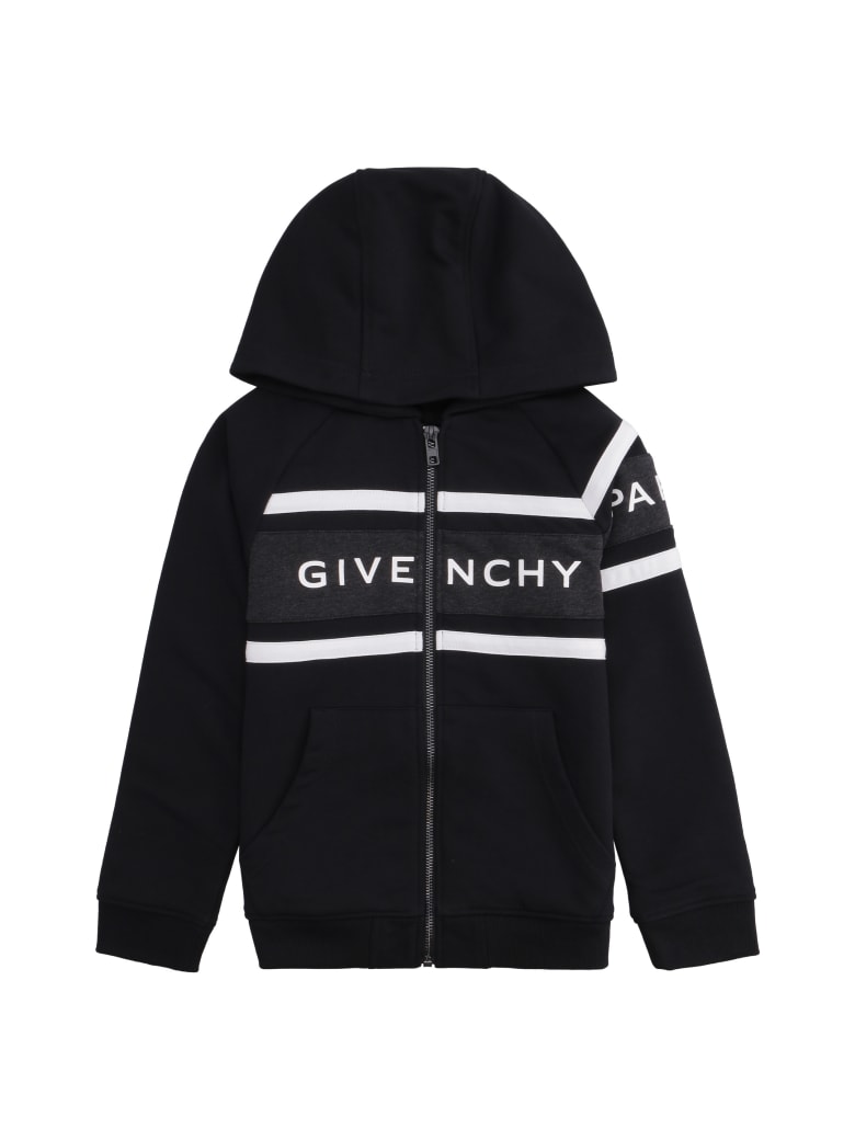 Givenchy Cotton Full-zip Hoodie - black
