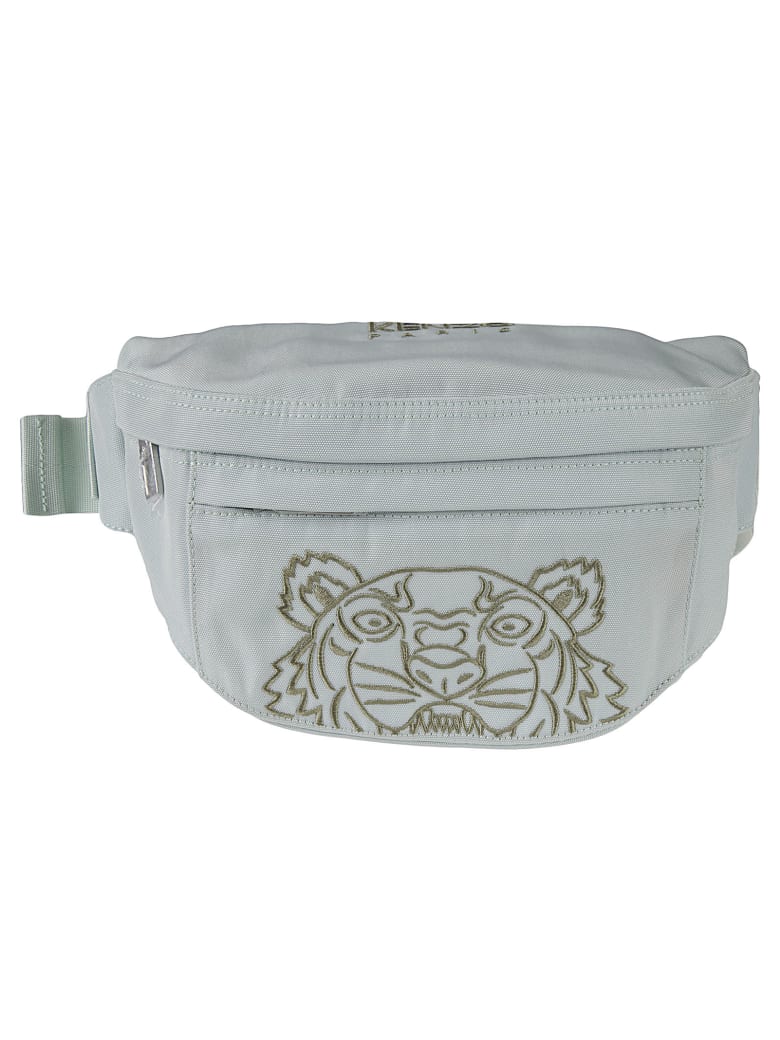 Kenzo Spring Embroidered Belt Bag - Sage Green