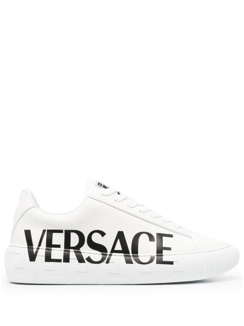 Versace Sneakers Vitello+scritta Versace | italist, ALWAYS LIKE A SALE