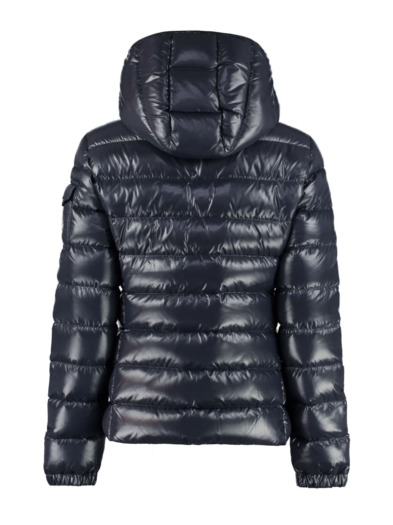 moncler with writing on hood