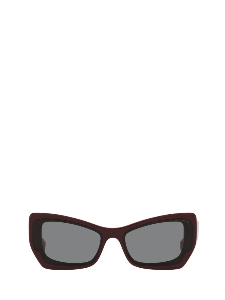 Miu Miu Miu Miu Mu 07xs Pink Bordeaux Sunglasses - Pink Bordeaux