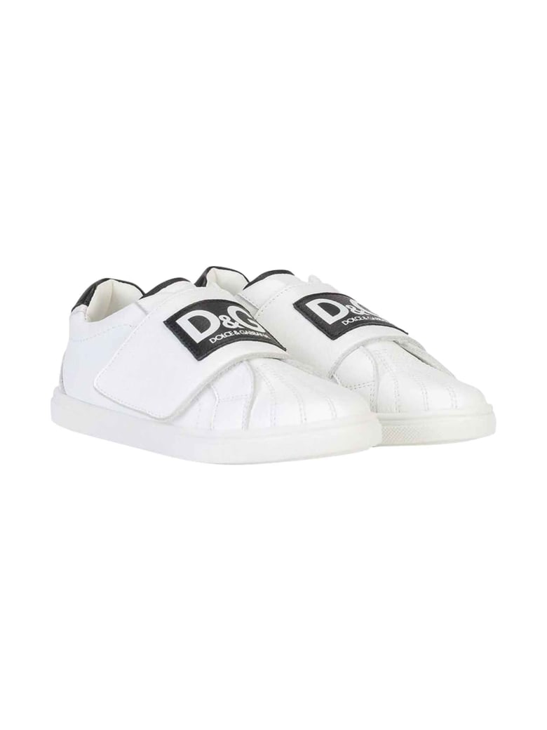 Dolce & Gabbana White Sneakers - Bianco/nero