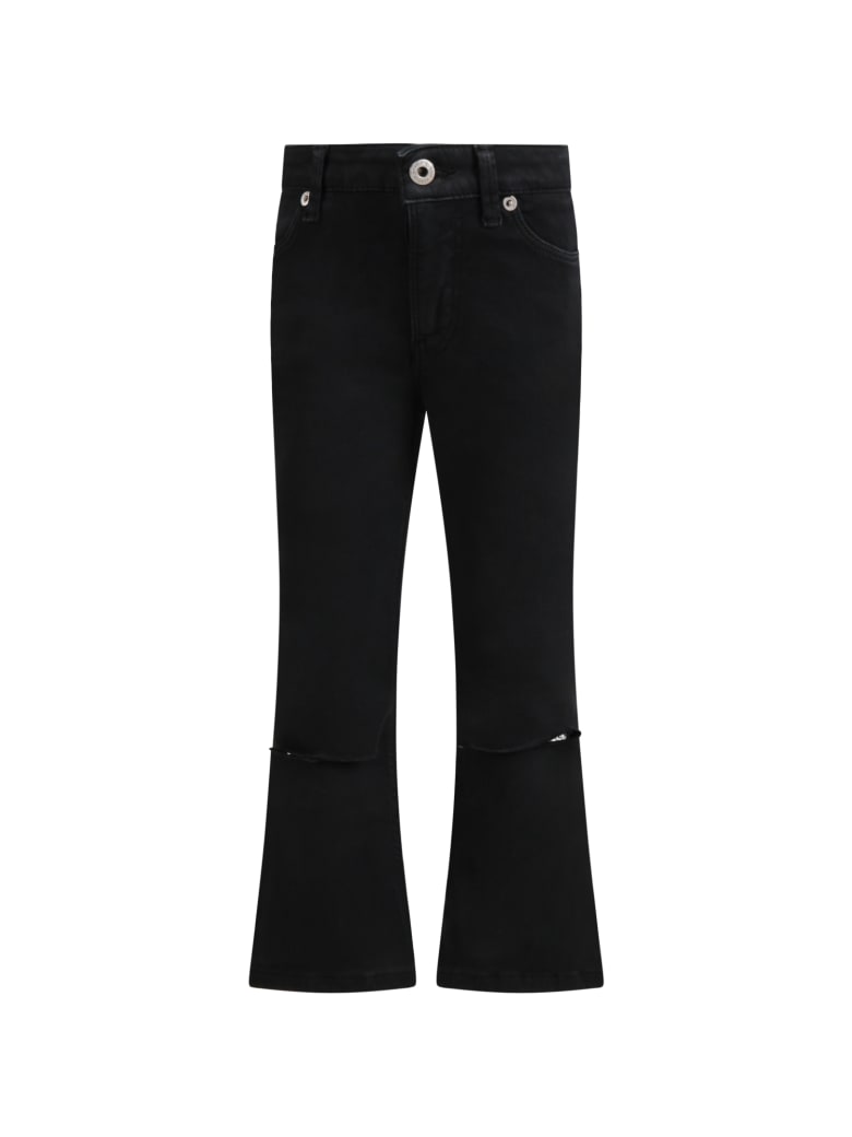 Dondup Black ''mandy'' Jeans For Girl - Black